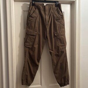 Rag & Bone Field Cotton Cargo Jogger Pant Green Size: 26